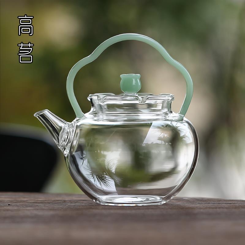 迷你泡茶壶功夫小茶壶单壶耐热玻璃女士一人用茶水分离绿茶泡茶器