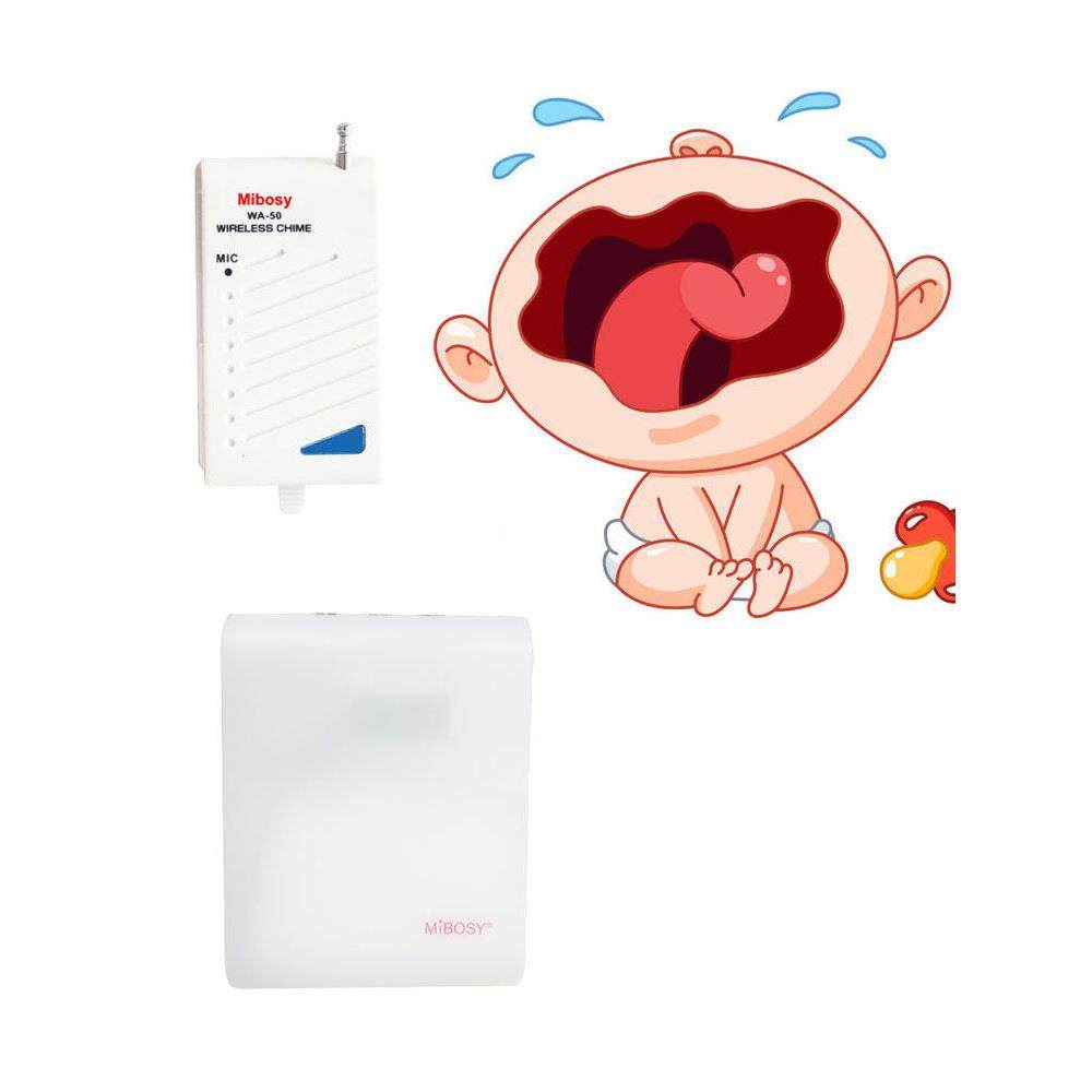 Mibosy无线婴儿宝宝房间哭声提醒器监护看护器老人病人呼叫器振动,电子/电工,楼宇对讲设备,淘宝优惠券,粉丝福利购,淘宝优惠卷