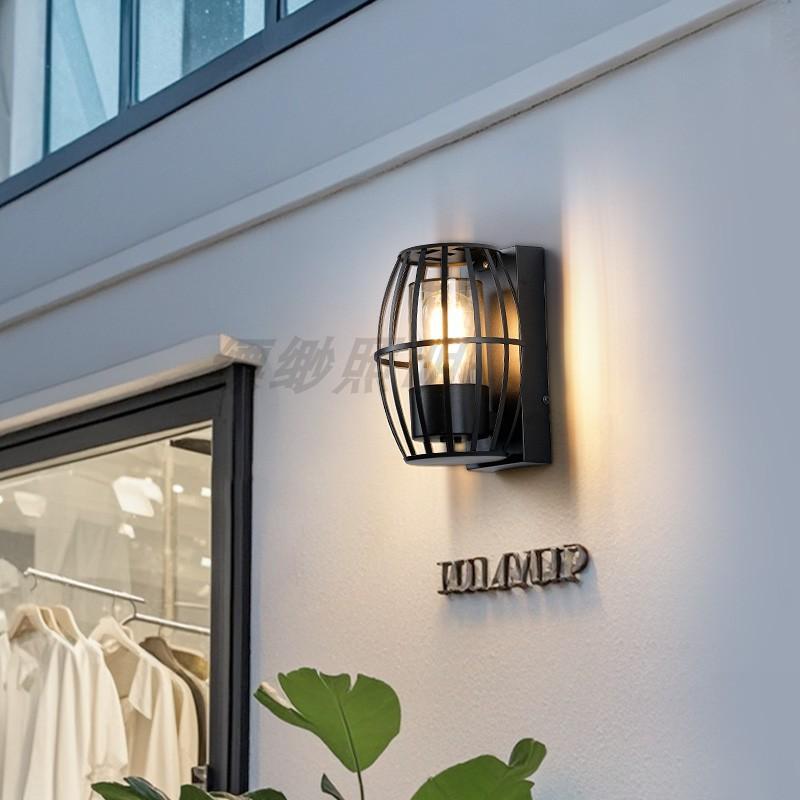 户外门牌壁灯防水室内服装E27灯泡花园别墅灯大门外墙走廊庭院灯