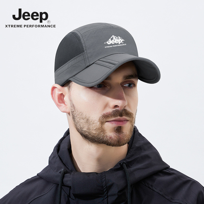 JEEP吉普帽子男夏天鸭舌运动帽子