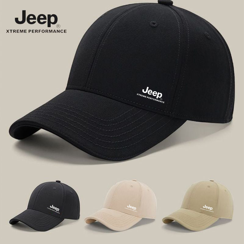 JEEP吉普男士鸭舌帽户外运动高尔夫遮阳帽子防晒休闲百搭棒球帽子