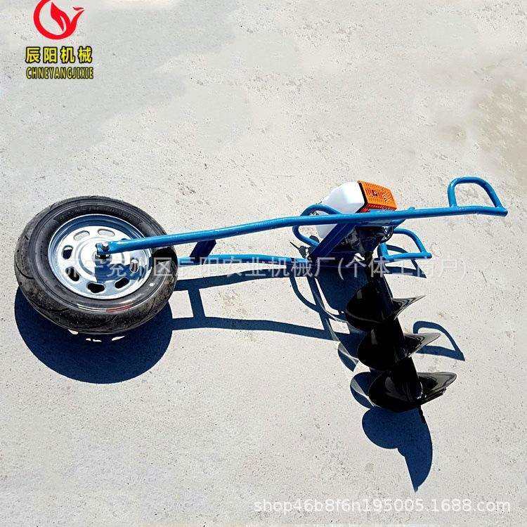 汽油自挖型坑机N小家用双轮走单钻人可操作挖坑地机,农机/农具/农膜,林业机械,淘宝优惠券,粉丝福利购,淘宝优惠卷