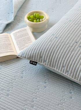 新款A类棉水洗棉枕套48*45450单人枕绗缝纯款夹棉7枕不套含枕芯