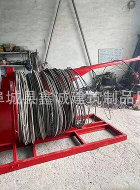 卧钢盘螺炮支架WMX筑建机筋械式钢筋放线架钢筋整捆铁丝收放料架