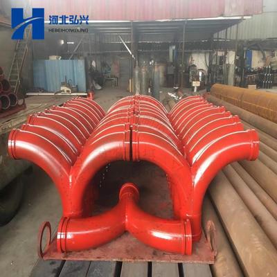 地泵管分通流500*90R三泵管人形三ILS通弯字管