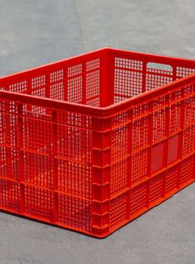 大号OSN1米厚装塑料周转筐蔬菜加框水果物流筐筐快递服筐