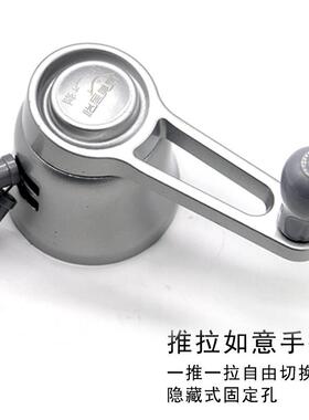 61K3阳手摇F76HM5MJ台器杆式推拉切换升降铝隐藏固定内置底板双制