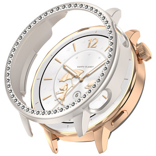 适用OPPOwatchX2mini镶钻保护壳oppo手表x2Mini防摔壳膜一体表盘全包钢化膜闪钻手表壳全覆盖防刮钻壳保护套