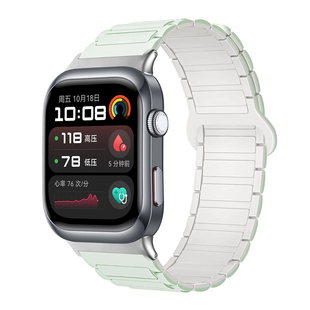 适用华为watchd2表带无气囊WATCH D2新款磁吸硅胶回环watchd一代智能血压手表22mm男女款高级感快拆时尚配件