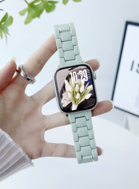 适用红米watch4/5表带创意新款炫彩树脂小米Redmi3/2/1智能小米运动手环8pro替换9pro表带女生时尚高颜值表链