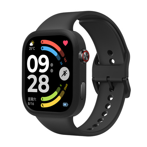 适用红米watch6保护壳Redmi6代智能手表保护套同款小米手表6硅胶软壳防摔套表盘配件表壳镂空男女