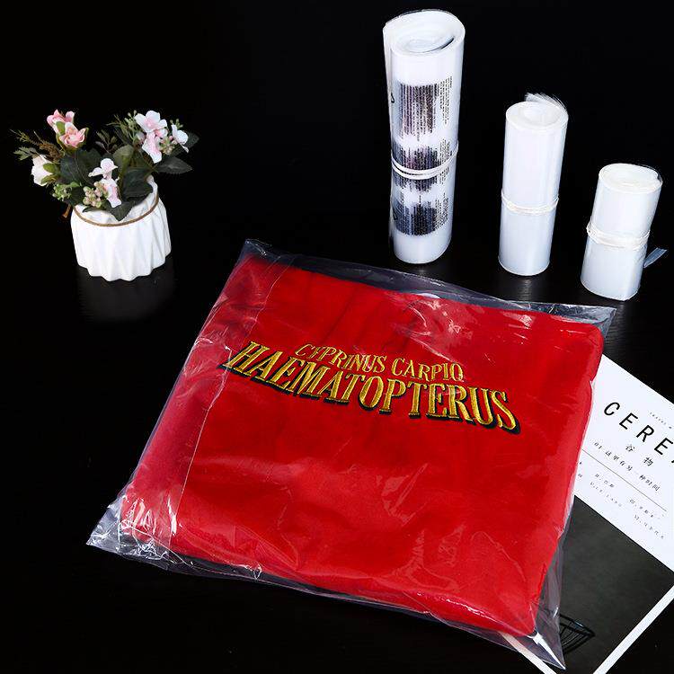 现货pe袋透明自粘袋服装包装袋警告语pe自黏袋LDPE不干胶袋子印刷