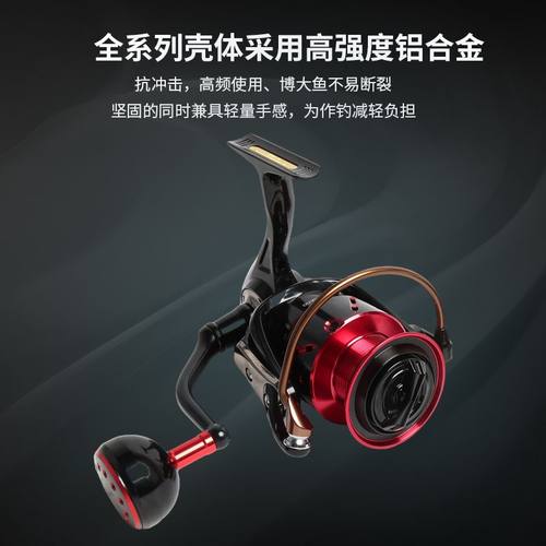 利优比阿祖特海钓船钓矶钓碳素纺车轮大钓力高强度渔线轮