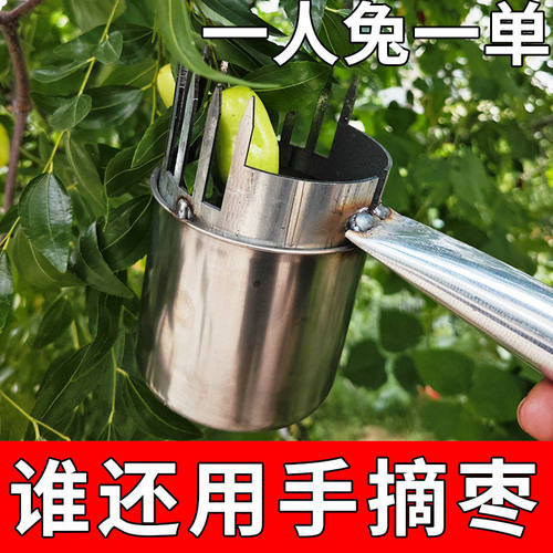 摘水果神器伸缩杆高空采摘杨梅枇杷果子摘果器摘水果摘果神器工具