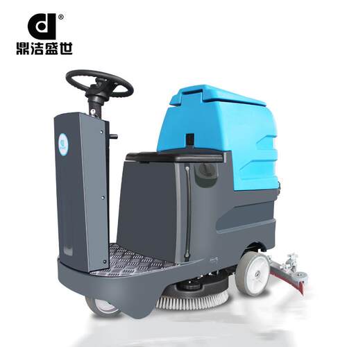 鼎洁盛商856用驾间驶式洗地机工世厂车地拖地机物业洗地车JM面60W