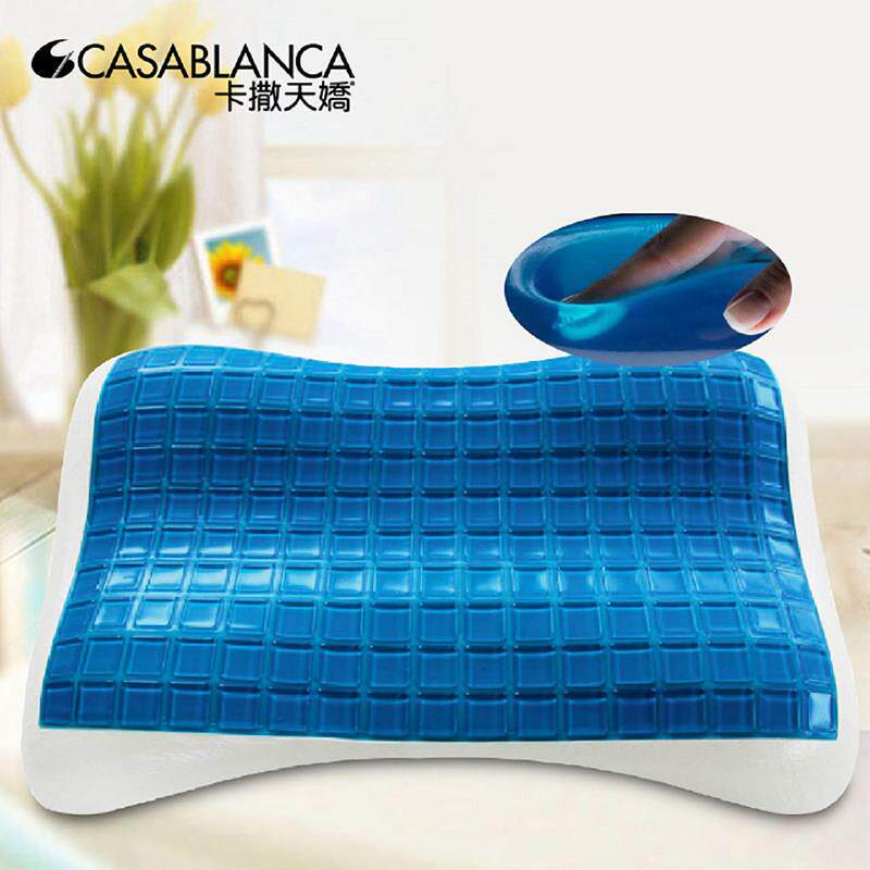 卡斯天娇4D透气凝胶枕夏日清凉枕记忆枕单凝胶护颈夏日清凉枕慢回