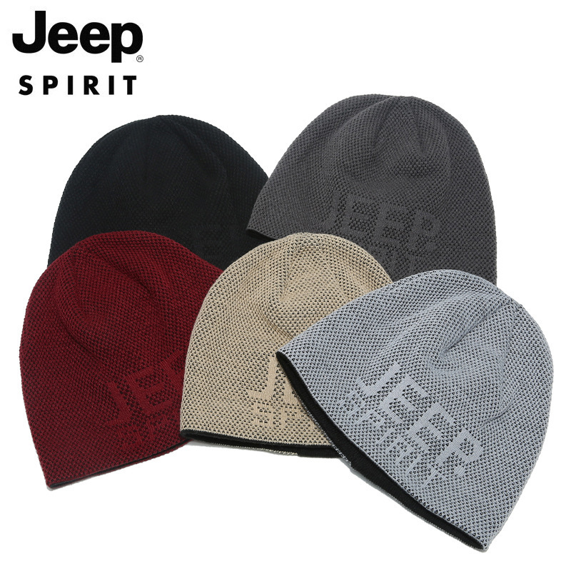 JEEP SPIRIT专柜正品帽子男针织帽毛线帽OM18CD996CA0030