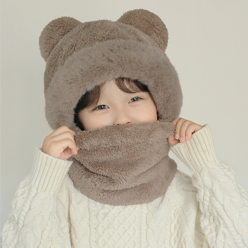 儿童护耳帽子秋冬男孩2026新款冬围巾围脖一体季套头帽女童宝宝帽,婴童用品,其它婴童用品,淘宝优惠券,粉丝福利购,淘宝优惠卷