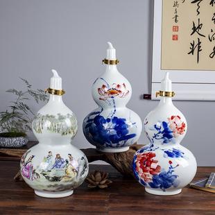 5斤10斤装 景德镇仿古个性 陶瓷酒瓶古典酒坛子空酒壶葫芦摆件