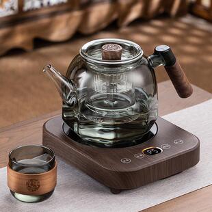 蒸煮一体煮茶器电陶炉玻璃烧水壶泡茶壶养生壶煮茶炉套装 2023新款