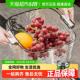 包邮 优勤高颜值洗菜盆沥水篮多功能厨房水果盘轻奢高档客厅洗菜篮