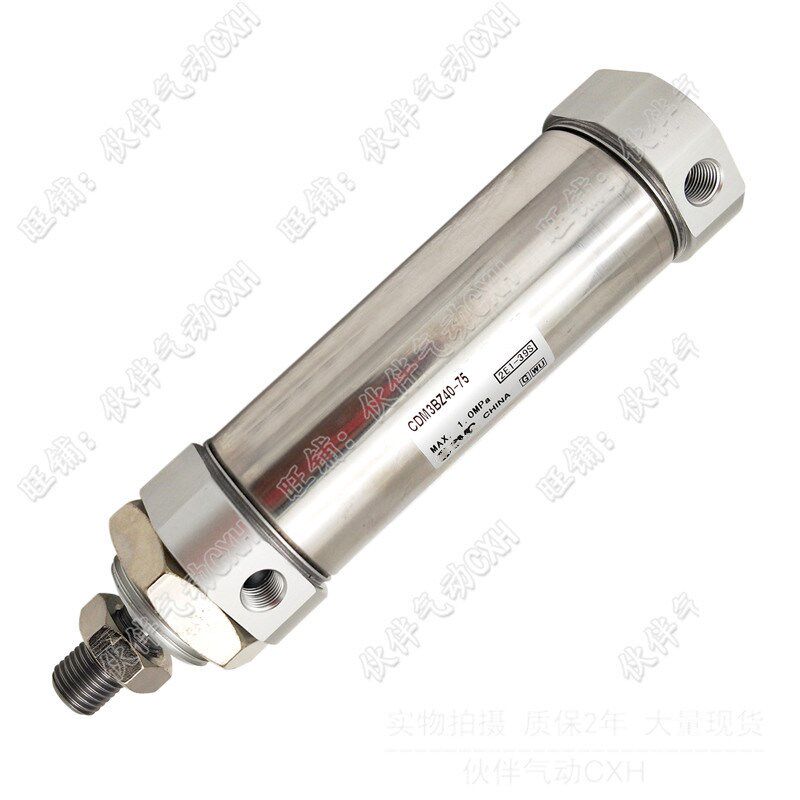 伙伴气动迷你气缸CDM3B25/3BZ25-25/50/75/100/125/150/200/300