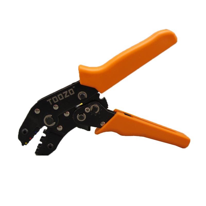 供应16规格任选7寸迷你型 预绝缘插簧压线钳 裸端子钳压接钳