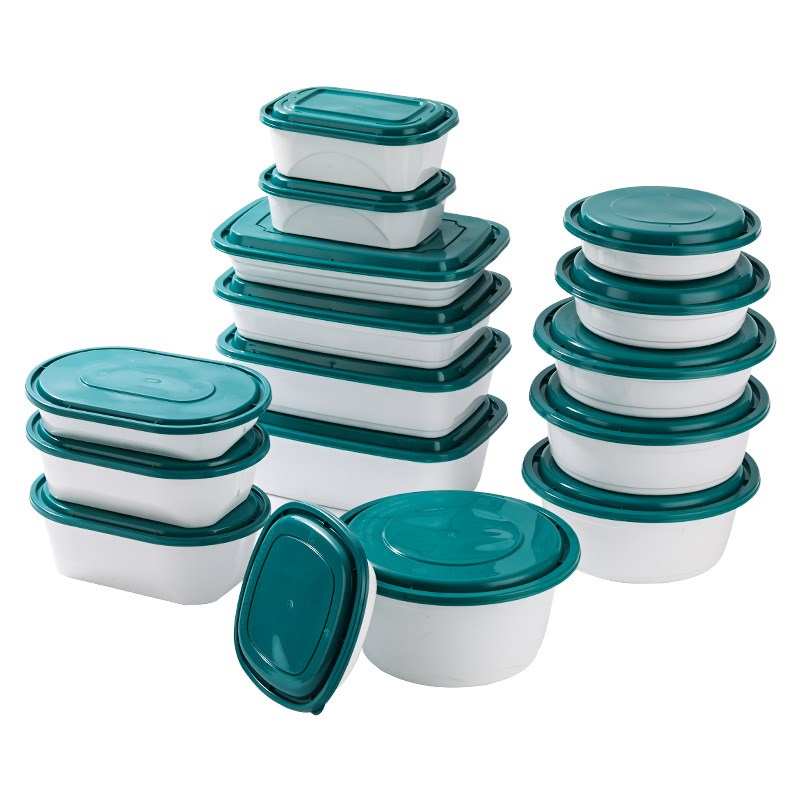 美式圆形900ml一次性餐盒长方形750ml外卖打包盒凸盖饭盒菜碗汤碗