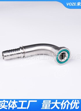 伊顿高压油管接头 90度弯头不锈钢法兰软管接头SAE 3000PSI 87391