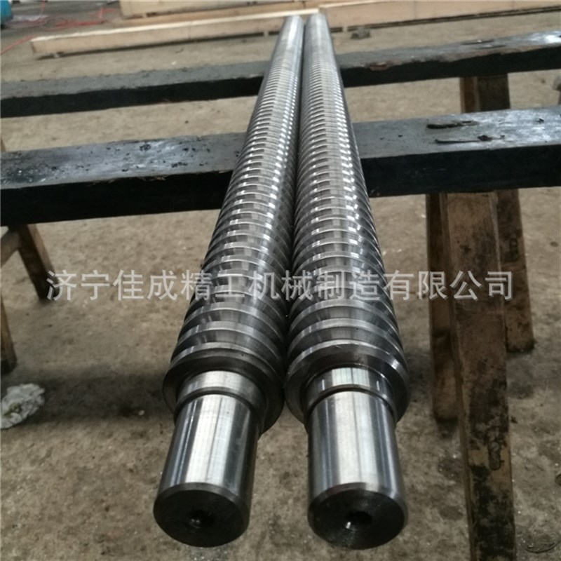 厂家直销梯形丝杆加工左右旋机床传动升降丝杠Tr40螺距12一件起订