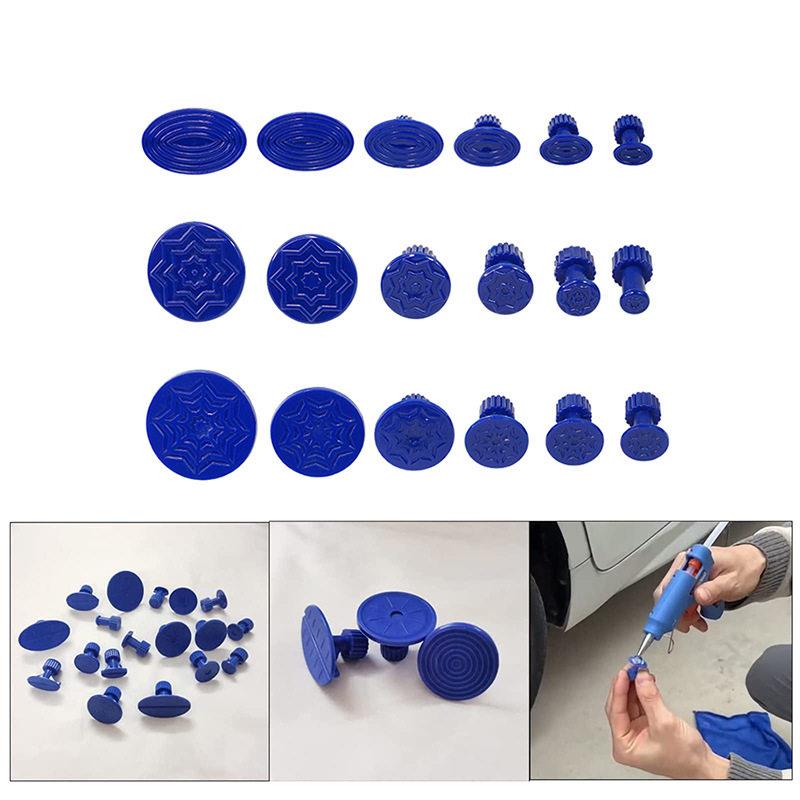 汽车凹陷凹痕修复工具冰雹小凹坑胶钉修复器吸盘垫片18PCS