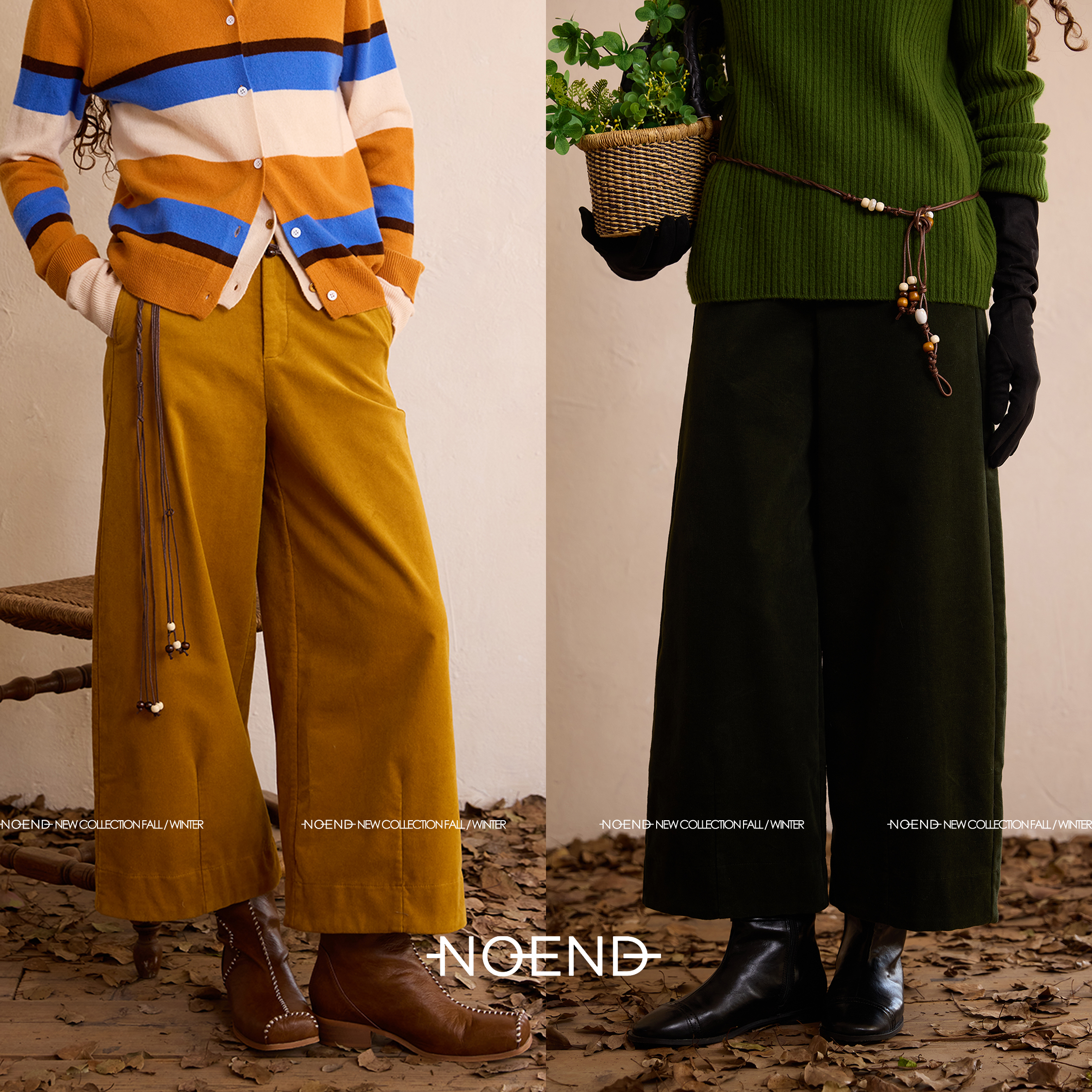 NOENDNOEND25/腔调电影颗粒感水洗纯亚麻复古色织格纹休闲衬衫