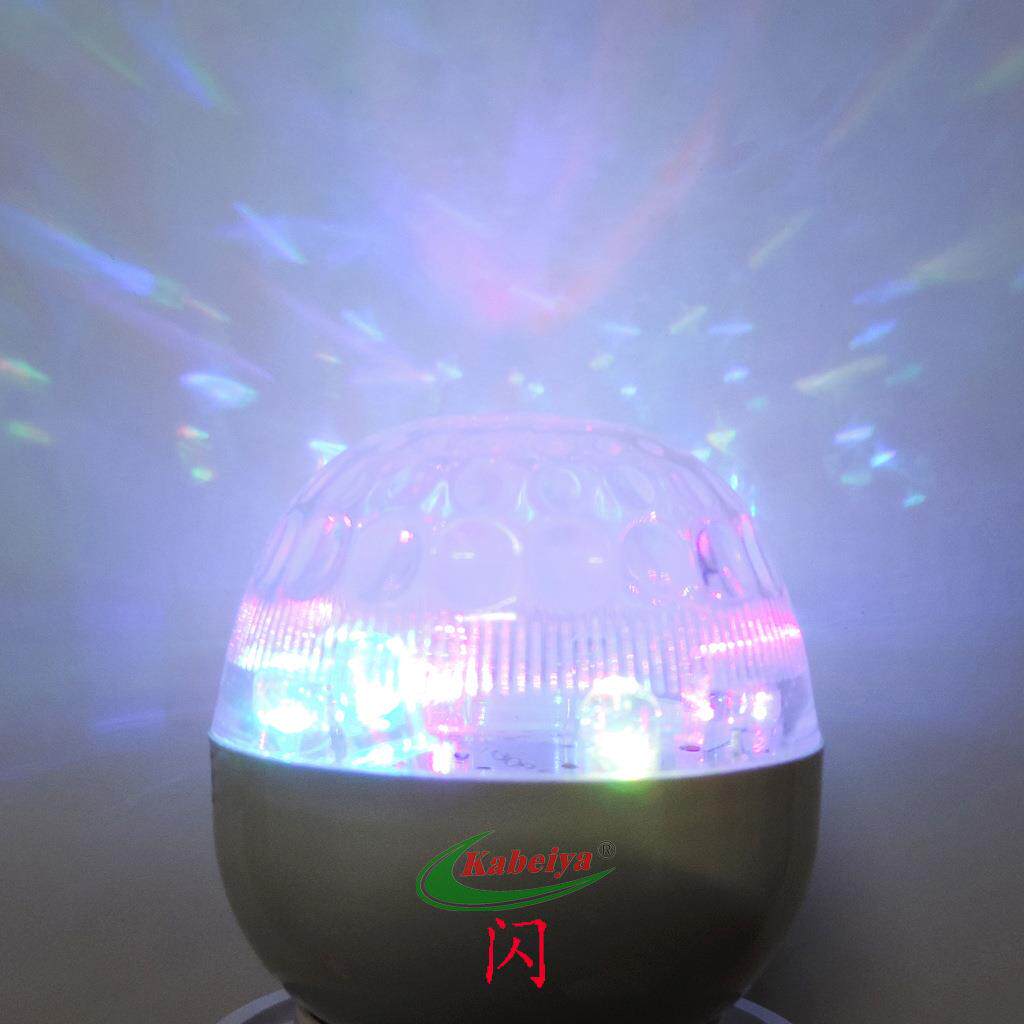厂家8灯珠LED蜂窝球泡LED灯泡彩色闪光球泡灯E27B22长期畅销