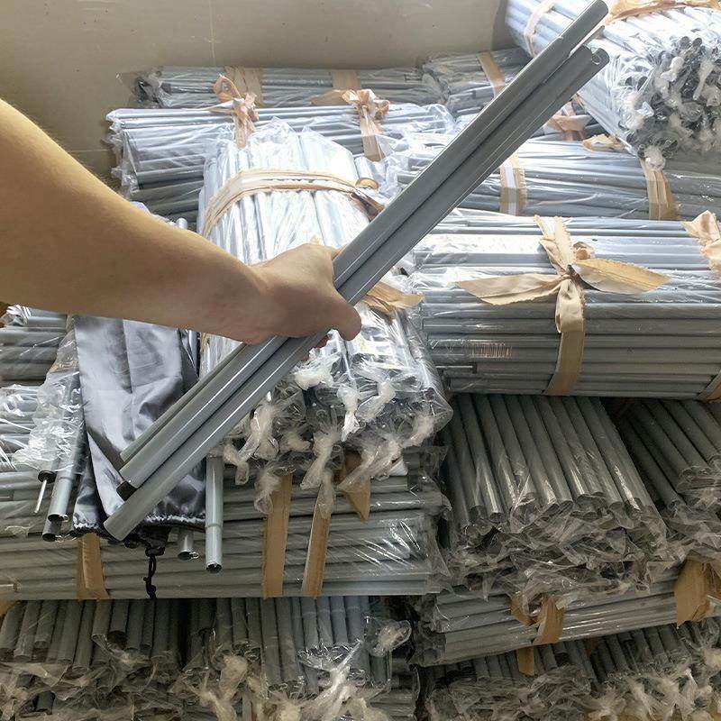 跨境热销 1.9m 2m 2.4M 现货可调节天幕帐篷露营支撑杆