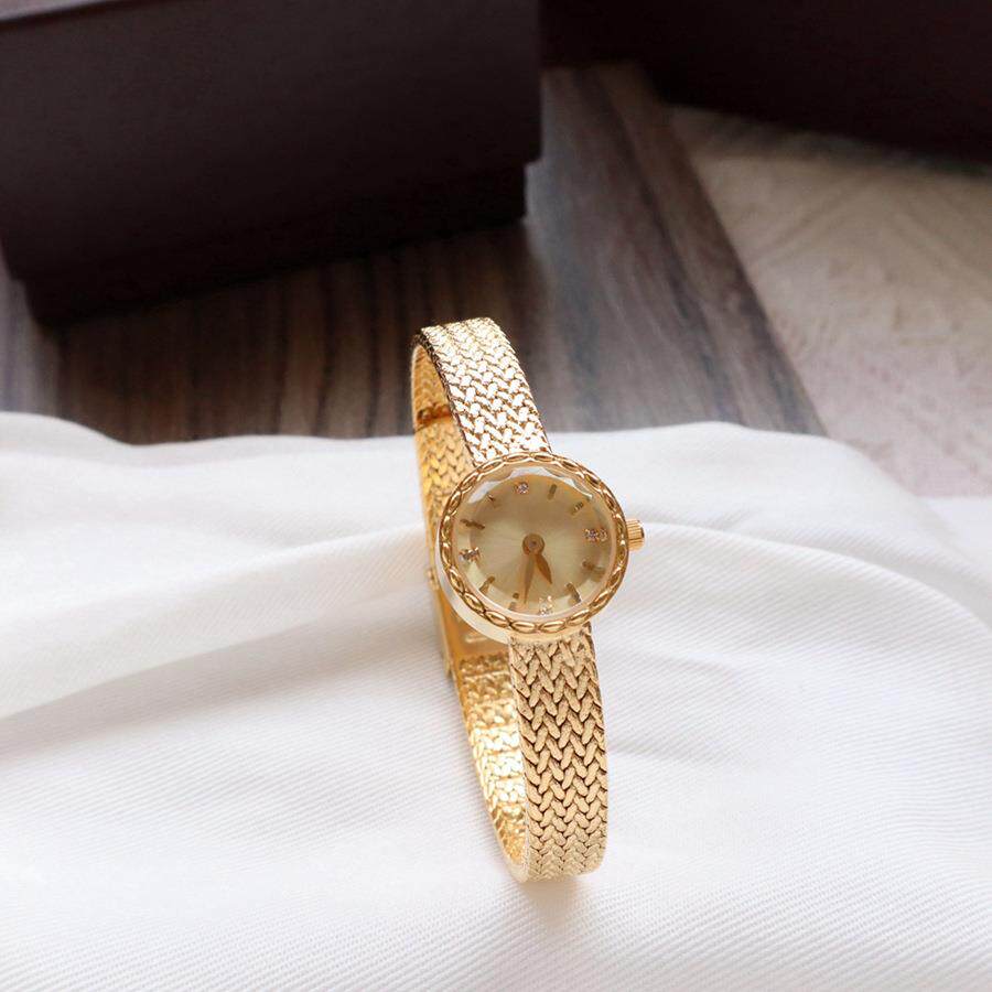 简约复古小众轻奢小金表女网红爆款小巧精致小表盘手表