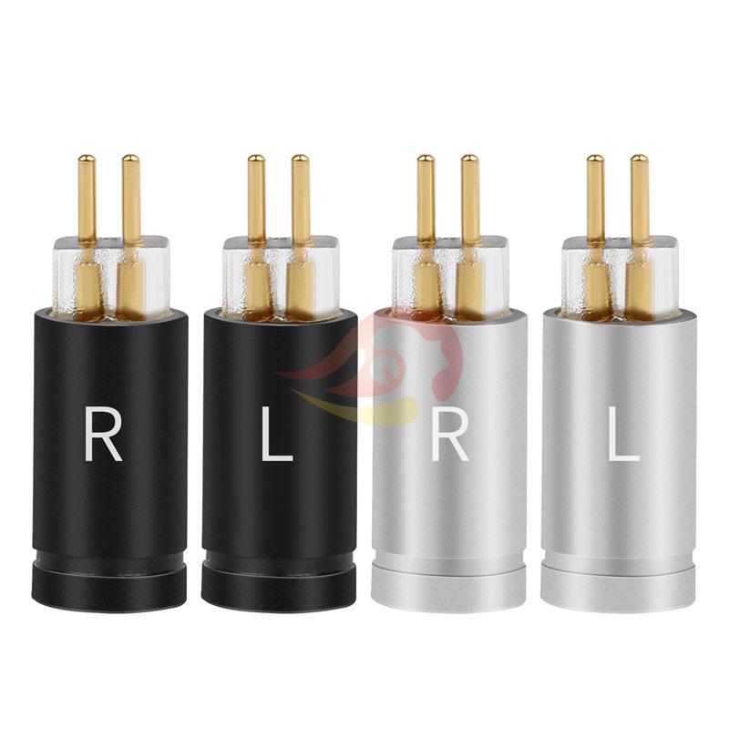 透明细沙一道杠大孔径0.78插头W4R UE18 UE11 UM3X 0.78mm插针