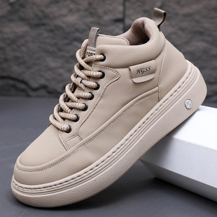 老北京布鞋男款棉鞋2025冬季新款系带休闲鞋加绒保暖防滑防水男鞋