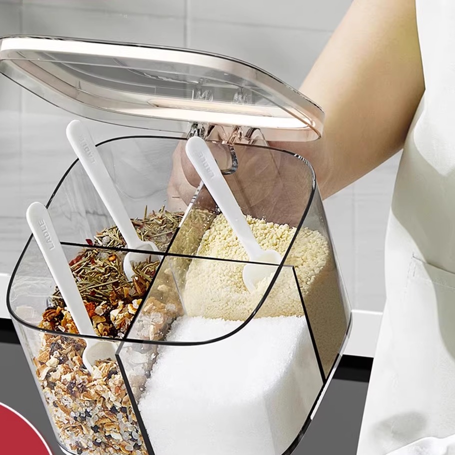 多格一体式调料罐收纳组合套装