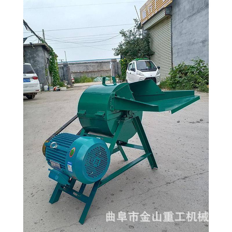 两相电青储饲料打浆机鲜草打浆机新品桔杆揉丝机