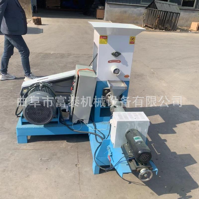 西非大型水产饲料膨化机宠物狗粮猫粮膨化机养殖熟化颗粒膨化机