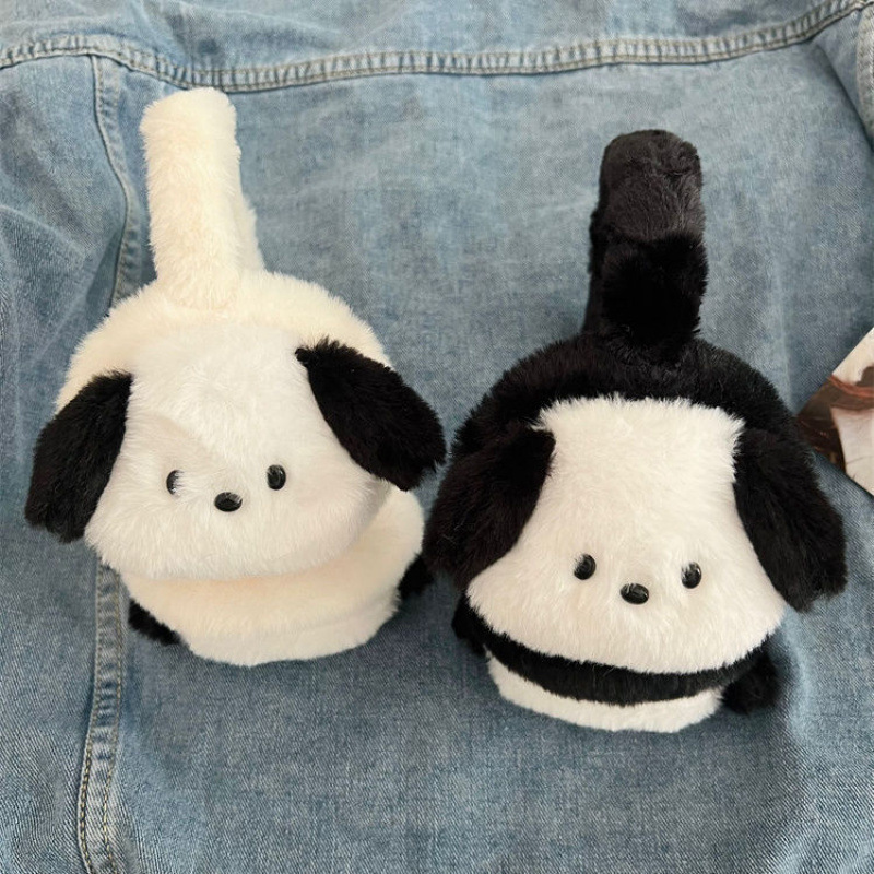 可爱帕恰狗耳罩可调节护耳朵耳包情侣款冬季外出骑行保暖耳套C1