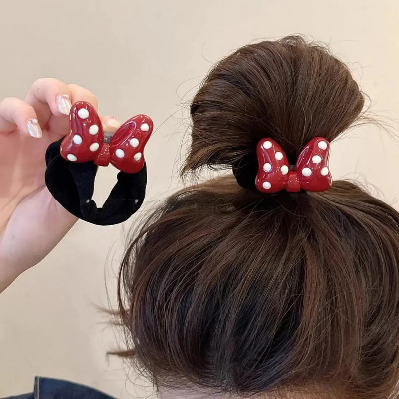 可爱蝴蝶结无缝面膜肌发圈头绳女2025高弹力耐用不伤发橡皮筋Q,童装/婴儿装/亲子装,发饰,淘宝优惠券,粉丝福利购,淘宝优惠卷