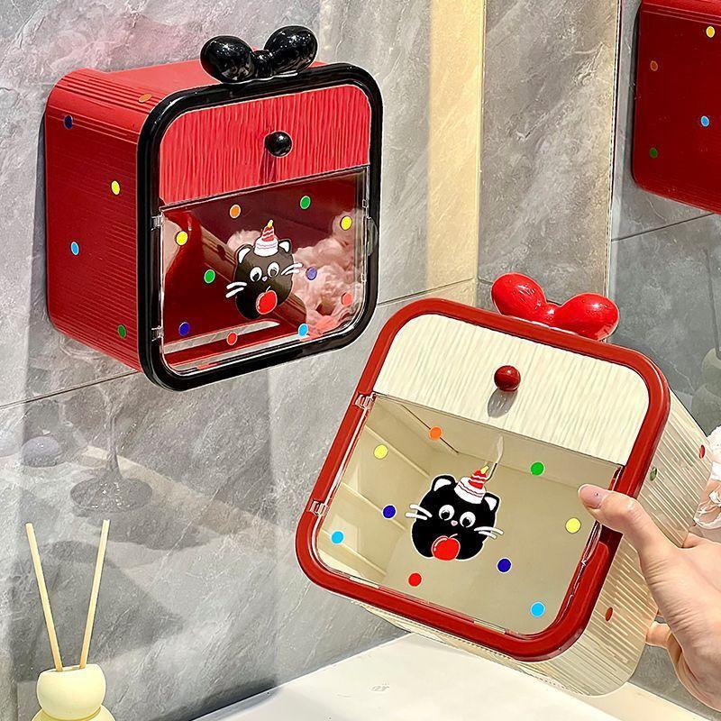 卫生间厕纸盒壁挂式纸巾盒免打孔