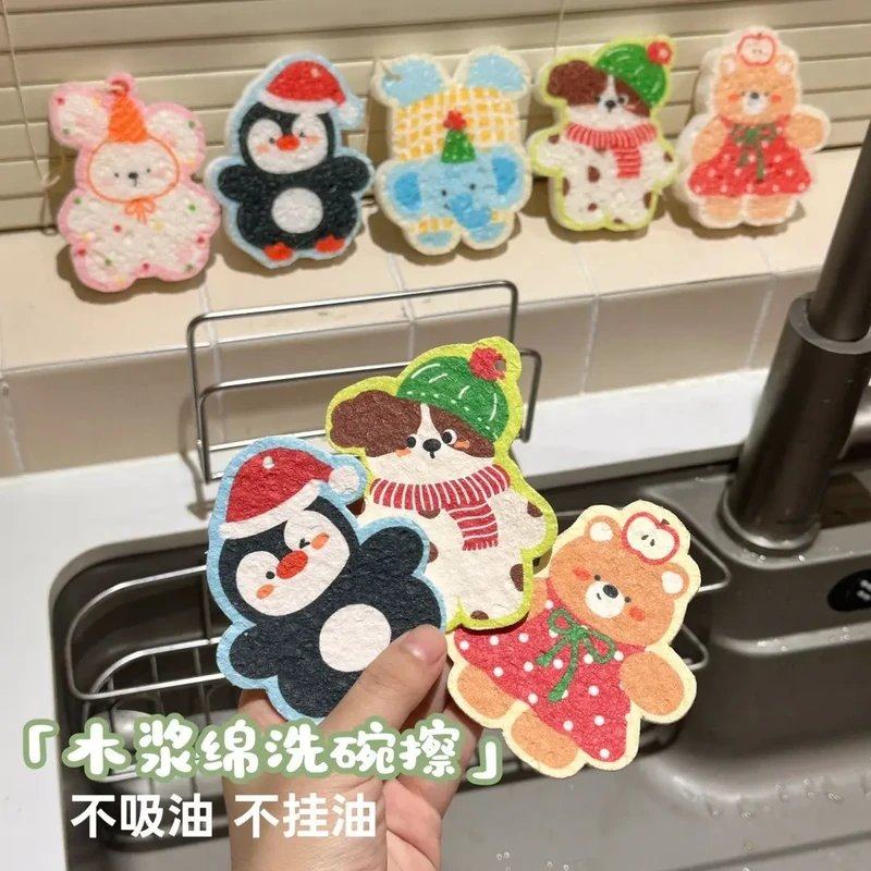 加厚百洁布款洗碗擦!加大加厚吸水清洁海绵清洁神器2cm爆款推荐S