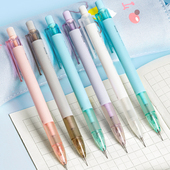 爱好9456纯色按动式 自动铅笔中小学生初中高中学生高颜值清新文具