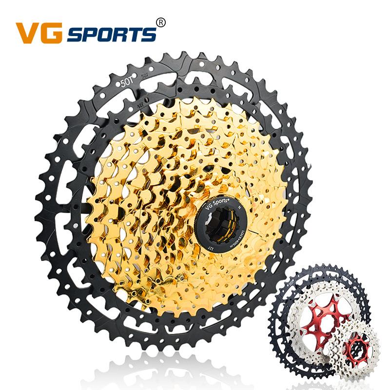 vg sporrs 8/9/10/11/12速 山地分体飞轮 金色卡式轻量自行车飞轮