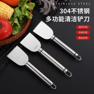 304不锈钢多功能清洁铲刀刮油铲油污刮刀小铲子冰箱除霜冰柜刮铲