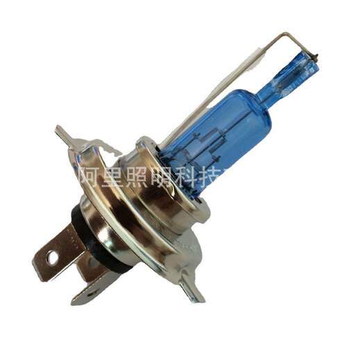 摩托车大灯H4HIR 12V35W 白光石英卤素灯泡H4 P43T
