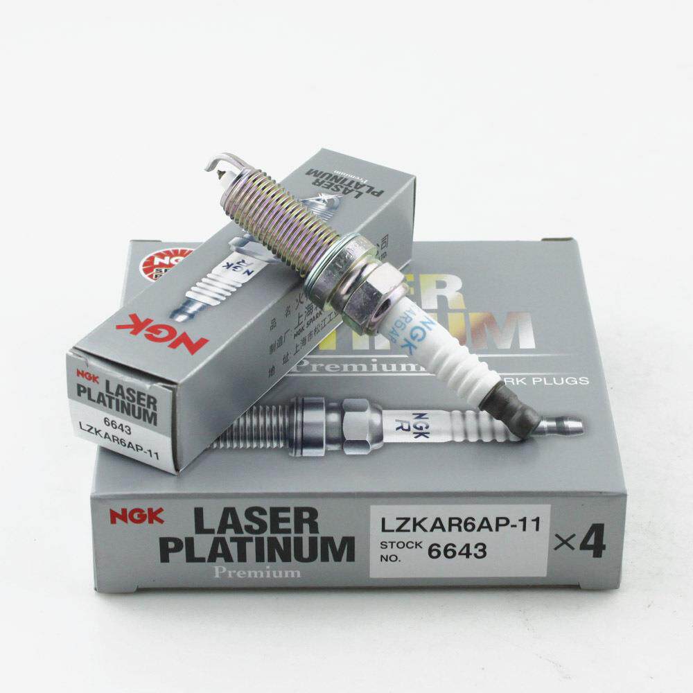 NGK LZKAR6AP-11 6643 阳光骊威天籁骐达颐达轩逸原厂铂金火花塞