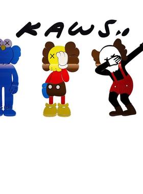 网红场打卡公仔景拍照区工业风烧烤店19038kaw装饰品创清意墙酒吧